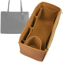 Organizer for [Nina Small Tote, Coach] Tote Purse Bag Insert Liner Shaper (Felt, Wide Open Pockets)