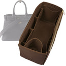 Organizer for [Medium Buckle leather handbag with belt, Prada] Tote Purse Bag Insert Liner Shaper (Felt, Wide Open Pockets)