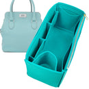 Organizer for [Toolbox 20, Hermes] Tote Purse Bag Insert Liner Shaper (Felt, Wide Open Pockets)