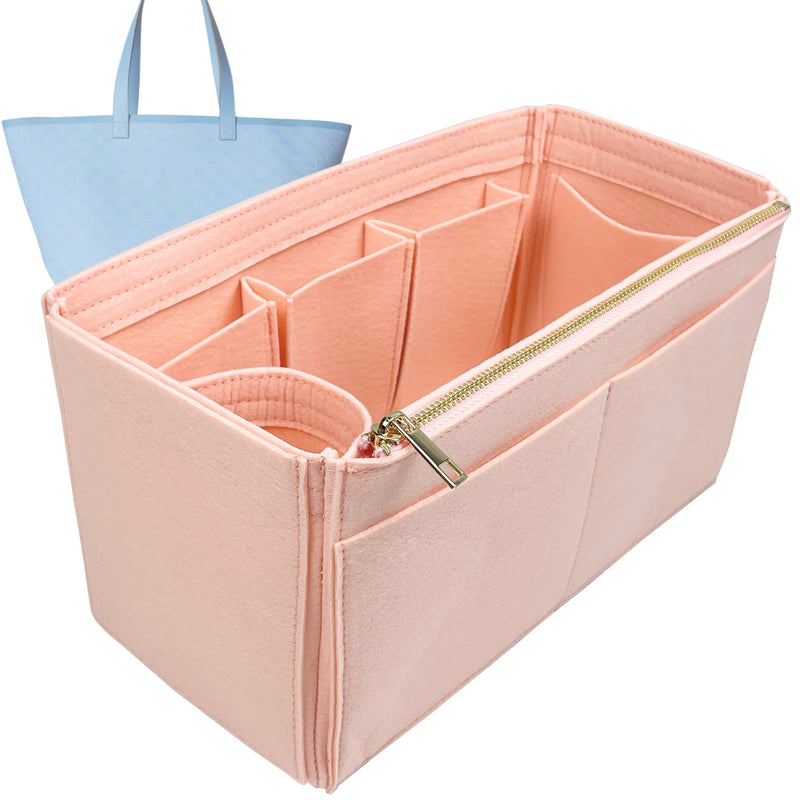 Organizer for [Totissima small tote, Gucci] Tote Purse Bag Insert Liner Shaper (Felt, Wide Open Pockets)