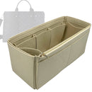 Organizer for [Weekend Tote, LV] Tote Purse Bag Insert Liner Shaper (Felt, Wide Open Pockets)
