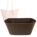 Organizer for [Devan Bucket Tote Large, Portland Leather Goods] Tote Purse Bag Insert Organiser Liner Shaper (Felt, Contour Fit)
