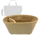 Organizer for [Mini Easy Zipper Tote, Cuyana] Tote Purse Bag Insert Organiser Liner Shaper (Felt, Contour Fit)