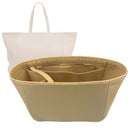 Organizer for [Easy Travel Bag, Cuyana] Tote Purse Bag Insert Organiser Liner Shaper (Felt, Contour Fit)