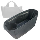 Organizer for [Mila Satchel, Cuyana] Tote Purse Bag Insert Organiser Liner Shaper (Felt, Contour Fit)