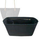 Organizer for [Small Ella Chain Crossbody, Tory Burch] Tote Purse Bag Insert Organiser Liner Shaper (Felt, Contour Fit)