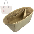 Organizer for [LockMe Go Tote Bag, LV] Tote Purse Bag Insert Organiser Liner Shaper (Felt, Contour Fit)