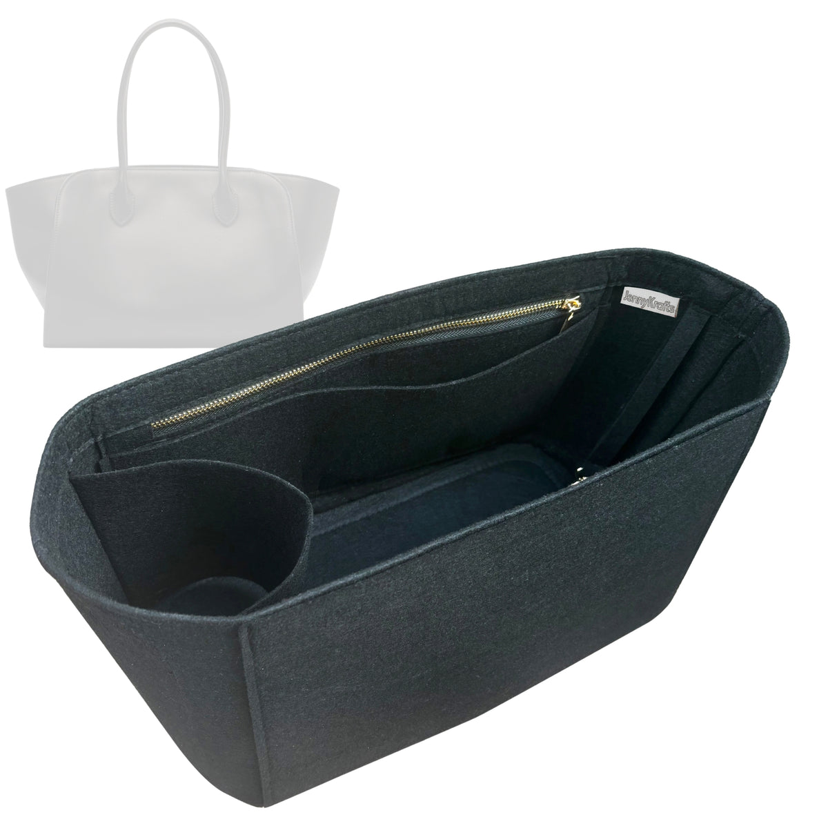 Organizer for [Marlo 14 Bag in Leather, The Row] Tote Purse Bag