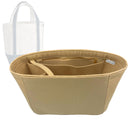 Organizer for [Large 5 Pocket Open Top Canvas Tote Bag, Lands End] Tote Purse Bag Insert Organiser Liner Shaper (Felt, Contour Fit)