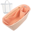 Organizer for [Extra Large 5 Pocket Zip Top Canvas Tote Bag, Lands End] Tote Purse Bag Insert Organiser Liner Shaper (Felt, Contour Fit)