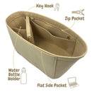 Organizer for [Classic Panier in Raffia and Calfskin Teen, Celine] Bag Insert (Felt, Contour Fit)