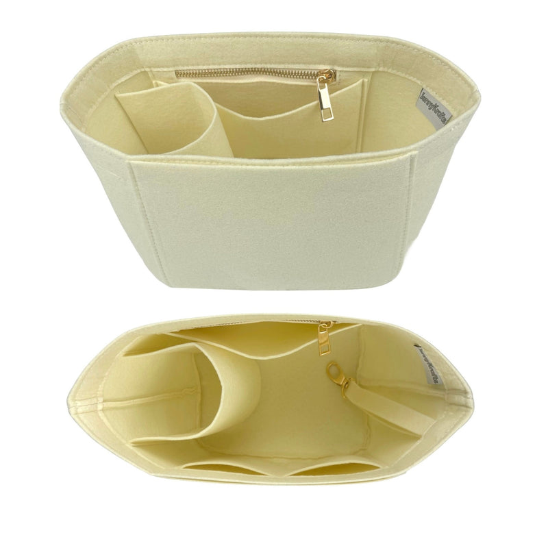 Organizer for [Ghiera Shopper Small, Loro Piana] Bag Insert (Felt, Contour Fit)