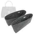 Organizer for [Classique 16 Bag, Celine] Tote Purse Bag Insert Organiser Liner Shaper (Felt, A Pair of Inserts)