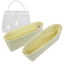 Organizer for [Small 16 Bag, Celine] Tote Purse Bag Insert Organiser Liner Shaper (Felt, A Pair of Inserts)
