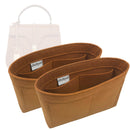Organizer for [Mini 16 Bag, Celine] Tote Purse Bag Insert Organiser Liner Shaper (Felt, A Pair of Inserts)