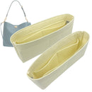 Organizer for [Willow Soft Bucket Bag 28cm (CW624 B4/MR), Coach] Tote Purse Bag Insert Organiser Liner Shaper (Felt, A Pair of Inserts)