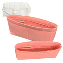 Organizer for [Tabby Wristlet With Pillow Quilting, Coach] Tote Purse Bag Insert Organiser Liner Shaper (Felt, A Pair of Inserts)