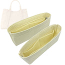 Organizer for [Babylone Tote PM, LV] Tote Purse Bag Insert Organiser Liner Shaper (Felt, A Pair of Inserts)