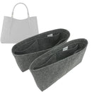 Organizer for [Babylone Tote MM, LV] Tote Purse Bag Insert Organiser Liner Shaper (Felt, A Pair of Inserts)