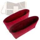 Organizer for [Dauphine Soft GM, LV] Tote Purse Bag Insert Organiser Liner Shaper (Felt, A Pair of Inserts)