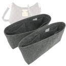 Organizer for [Twinny, LV] Tote Purse Bag Insert Organiser Liner Shaper (Felt, A Pair of Inserts)