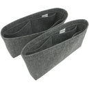 Organizer for [Willow Tote 24 (C8869 B4/BK), Coach] Bag Insert (Felt, A Pair of Inserts)