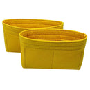 Organizer for [Willow Bucket Bag 24cm (C3916 B4/BK), Coach] Bag Insert (Felt, A Pair of Inserts)