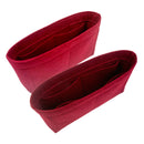 Organizer for [Willow Soft Bucket Bag 19 (CW625 B4/BK), Coach] Bag Insert (Felt, A Pair of Inserts)