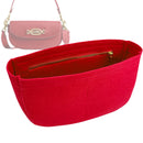 Organizer for [Harley Shoulder Bag 23, Coach] Tote Purse Bag Insert Organiser Liner Shaper (Felt, Perfect Fit)