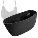 Organizer for [T Monogram Cresent Bag, Tory Burch] Tote Purse Bag Insert Organiser Liner Shaper (Felt, Perfect Fit)