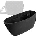 Organizer for [Montsouris Messenger PM, LV] Tote Purse Bag Insert Organiser Liner Shaper (Felt, Perfect Fit)