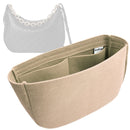 Organizer for [GG Emblem medium shoulder bag, 10W x 7.9H x 2D, Gucci] Tote Purse Bag Insert Organiser Liner Shaper (Felt, Perfect Fit)