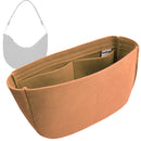 Organizer for [The Crescent Bag, Rothys] Tote Purse Bag Insert Organiser Liner Shaper (Felt, Perfect Fit)