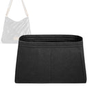 Organizer for [Crush Hobo Bag Medium, Balenciaga] Tote Purse Bag Insert Organiser Liner Shaper (Felt, Trapezoid Taper Shape)