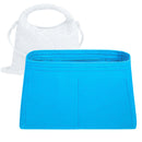 Organizer for [BV Hop Mini, Bottega Veneta] Tote Purse Bag Insert Organiser Liner Shaper (Felt, Trapezoid Taper Shape)