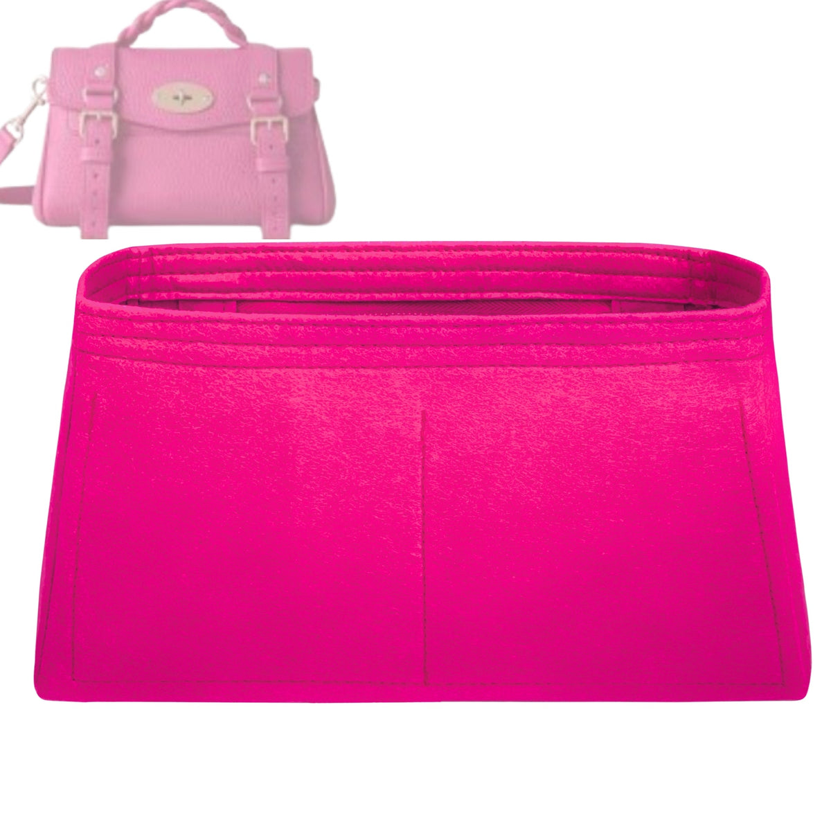 Be bouncy リフィル Organizer for [Alexa Mini, Mulberry] Tote Purse Bag Insert