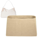 Organizer for [GG Emblem medium shoulder bag, 12.4W x 8.3H x 3.1D, Gucci] Tote Purse Bag Insert Organiser Liner Shaper (Felt, Trapezoid Taper Shape)