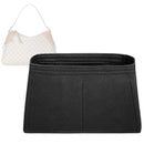 Organizer for [GG Emblem small shoulder bag, 9.6W x 6.3H x 2D, Gucci] Tote Purse Bag Insert Organiser Liner Shaper (Felt, Trapezoid Taper Shape)