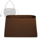 Organizer for [Mamma Baguette Small, Fendi] Tote Purse Bag Insert Organiser Liner Shaper (Felt, Trapezoid Taper Shape)