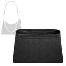 Organizer for [Juliet Shoulder Bag 25, Coach] Tote Purse Bag Insert Organiser Liner Shaper (Felt, Trapezoid Taper Shape)
