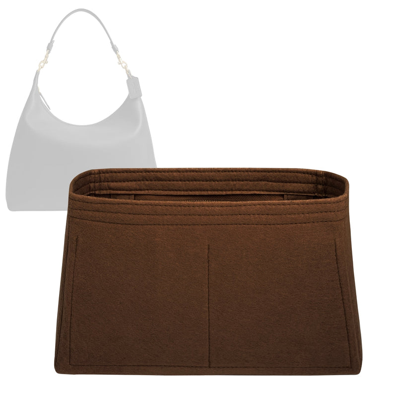 Organizer for [Juliet Shoulder Bag 38, Coach] Tote Purse Bag Insert Organiser Liner Shaper (Felt, Trapezoid Taper Shape)