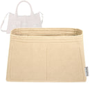 Organizer for [Small Roxanne, Mulberry] Tote Purse Bag Insert Organiser Liner Shaper (Felt, Trapezoid Taper Shape)