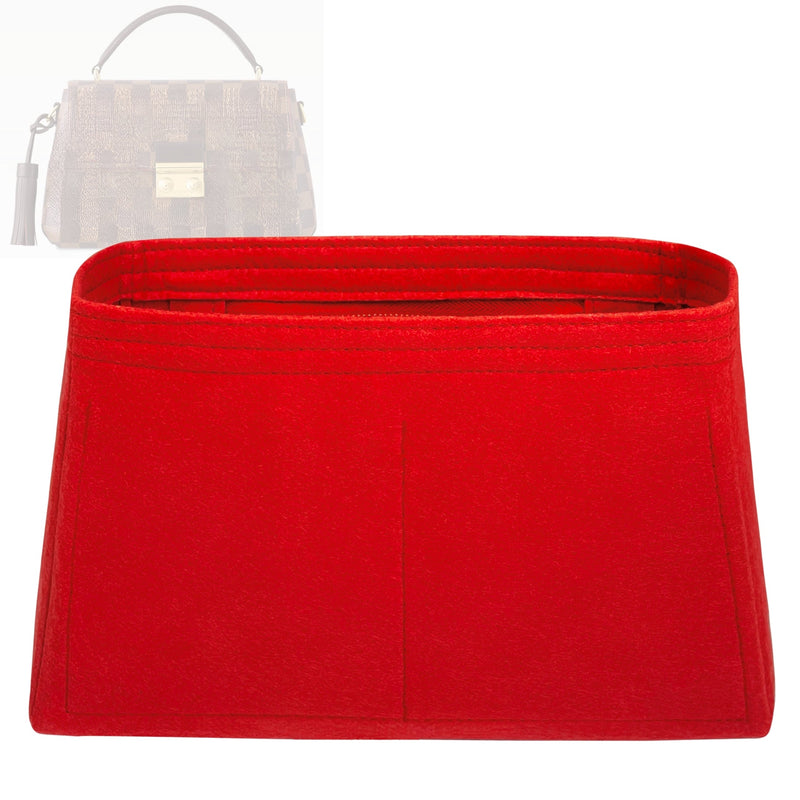 Organizer for [Croisette, LV] Tote Purse Bag Insert Organiser Liner Shaper (Felt, Trapezoid Taper Shape)
