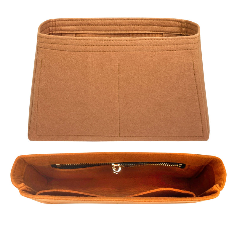 Organizer for [GG Emblem medium shoulder bag, 12.4W x 8.3H x 3.1D, Gucci] Bag Insert (Felt, Trapezoid Taper Shape)