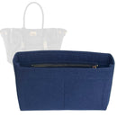 Organizer for [Bel Air Carry All Mini, Balenciaga] Tote Purse Bag Insert Organiser Liner Shaper (Felt, Slim with Zip Pocket)
