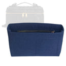 Organizer for [Bang Bang Vanity Case, Bottega Veneta] Tote Purse Bag Insert Organiser Liner Shaper (Felt, Slim with Zip Pocket)