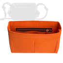 Organizer for [Loop Camera Bag Candy, Bottega Veneta] Tote Purse Bag Insert Organiser Liner Shaper (Felt, Slim with Zip Pocket)