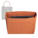 Organizer for [Mini Vertical Cabas, Celine] Tote Purse Bag Insert Organiser Liner Shaper (Felt, Slim with Zip Pocket)