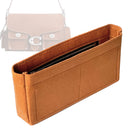 Organizer for [Cargo Turnlock Soft Tabby, Coach] Tote Purse Bag Insert Organiser Liner Shaper (Felt, Slim with Zip Pocket)