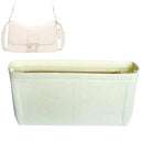Organizer for [Soft Tabby Shoulder Bag, Coach] Tote Purse Bag Insert Organiser Liner Shaper (Felt, Slim with Zip Pocket)